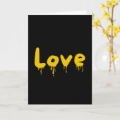 gedruppelde Liefde meestergel yellow Kaart (Gele Bloem)