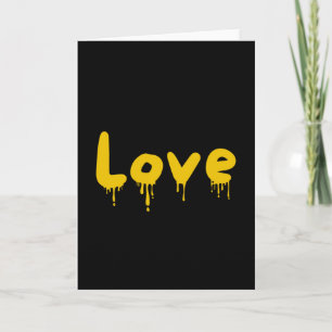 gedruppelde Liefde meestergel yellow Kaart