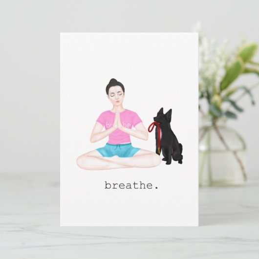 geduld bedankkaart (Staand voorkant)