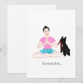 geduld bedankkaart (Voorkant / Achterkant)