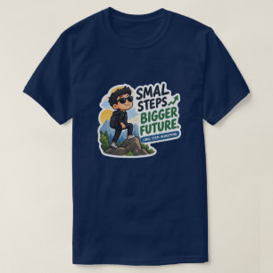Geduld bouwt rijkdom Investor Navyblue T-shirt