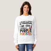 Geduld, doel & doorzettingsvermogen Sweatshirt (Voorkant volledig)