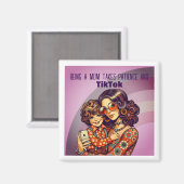 Geduld en tiktok magneet (Voorkant / Achterkant)