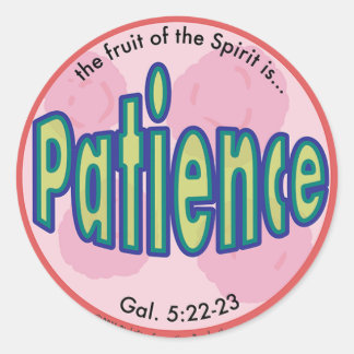 Geduld Fruit van de Spirit Spots Sticker