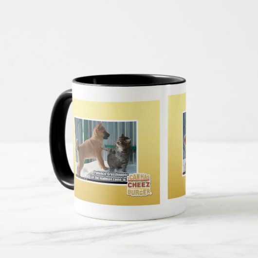 Geduld, Grasshopper. Mok (Voorkant links)