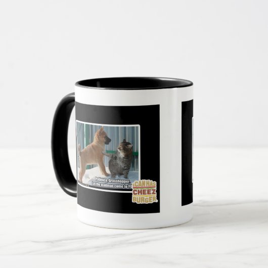 Geduld, Grasshopper. Mok (Voorkant links)