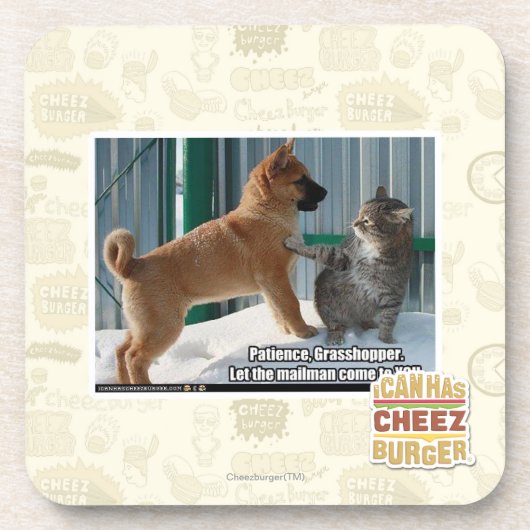 Geduld, Grasshopper. Onderzetter (Voorkant)