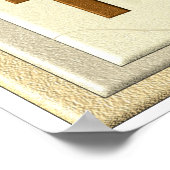 Geduld met God-art print (Hoek)