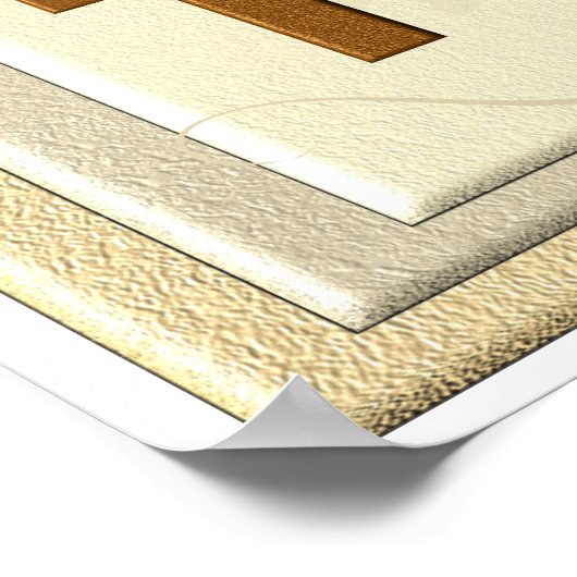 Geduld met God-art print (Hoek)