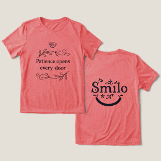 Geduld Opent Iedere Deur-Dames T-shirt