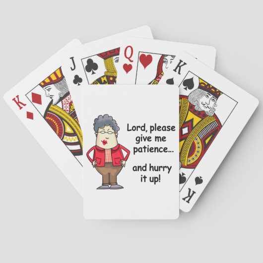 Geduld Pokerkaarten (Achterkant)