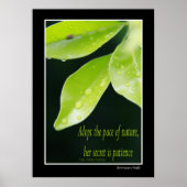 Geduld Poster (Voorkant)