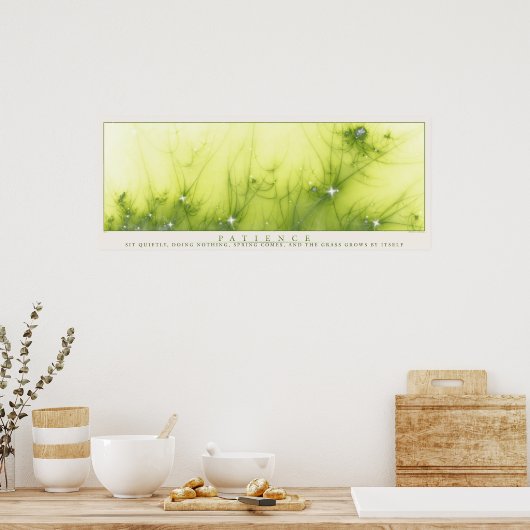 Geduld Poster (Keuken)