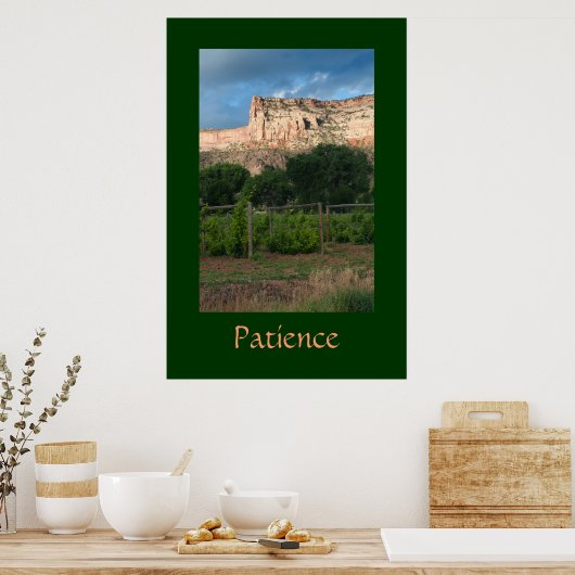 Geduld Poster (Keuken)