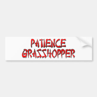 GEDULD SPRINKHAAN BUMPERSTICKER