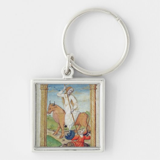 Geduld tegen Wrath Sleutelhanger (Voorkant)