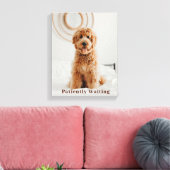 geduldig wachten canvas afdruk (Insitu (Woonkamer))