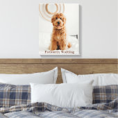 geduldig wachten canvas afdruk (Insitu (Slaapkamer))