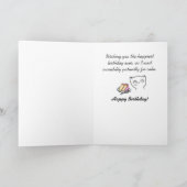 Geduldig wachten op verjaardagstaart Kaart (Binnen)