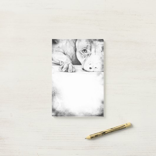 geduldig wachten post-it® notes (Op bureau)