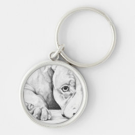 geduldig wachten sleutelhanger