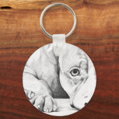 geduldig wachten sleutelhanger (Voorkant)