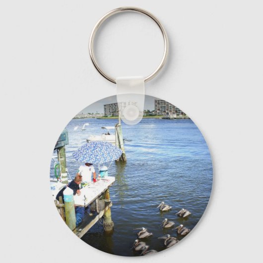 geduldig wachten sleutelhanger (Voorkant)