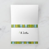 Geduldig wachten - Wenskaart Kaart (Binnen)