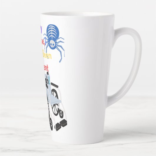 Geduldig zijn mag je niet doden latte mok (Rechts)