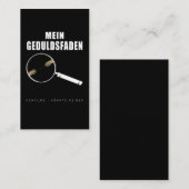Geduldsfaden Spruch Keine Geduld Frauen Humorvoll Visitekaartje (Voorkant / Achterkant)
