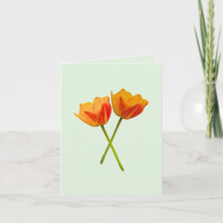Gedupliceerde Tulp Bedankkaart