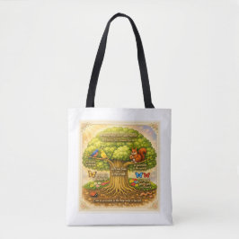 gedurende de dag gestaag vreugde opwekkend tote bag
