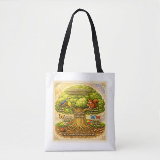 gedurende de dag gestaag vreugde opwekkend tote bag