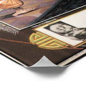 GEDURENDE DE PARTIJ Old Shanghai Advertisement Chi Poster (Hoek)