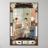 GEDURENDE DE PARTIJ Old Shanghai Advertisement Chi Poster (Voorkant)