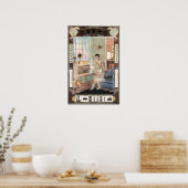 GEDURENDE DE PARTIJ Old Shanghai Advertisement Chi Poster (Keuken)