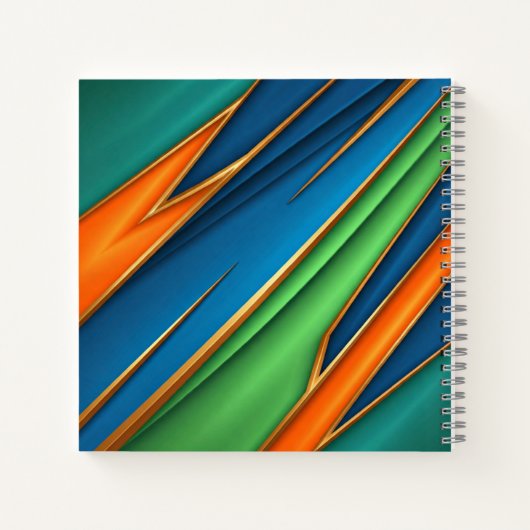 Gedurfd en energiek notitieboek (Achterkant)