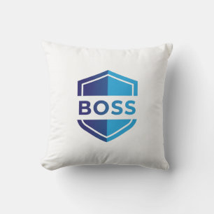 Gedurfd leiderschap Emblem Boss Kussen