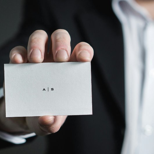 Gedurfd minimalistisch Duidelijk Modern Profession Visitekaartje