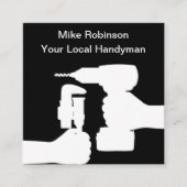 Gedurfd Modern Handyman Visitekaartjes Design (Voorkant)