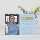 GEDURFD MODERN SCRIPT VIERING VAN HET LEVEN BEGRAF KAART (Staand voorkant)