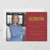 GEDURFD MODERN SCRIPT VIERING VAN HET LEVEN BEGRAF KAART (Voorkant)