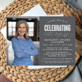 GEDURFD MODERN SCRIPT VIERING VAN HET LEVEN BEGRAF KAART