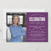 GEDURFD MODERN SCRIPT VIERING VAN HET LEVEN BEGRAF KAART (Voorkant)