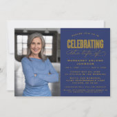 GEDURFD MODERN SCRIPT VIERING VAN HET LEVEN BEGRAF KAART (Voorkant)