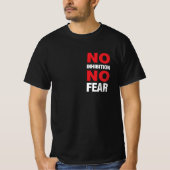 Gedurfd onbevreesd T-shirt (Voorkant)