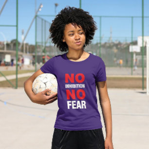 Gedurfd onbevreesd T-shirt