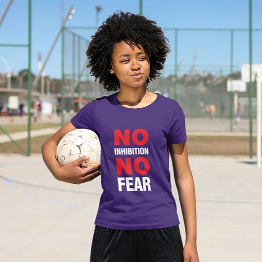 Gedurfd onbevreesd T-shirt