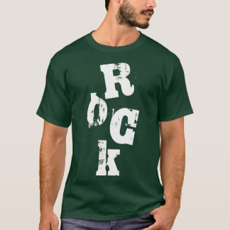 gedurfd rotsontwerp t-shirt