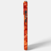 🌺 Gedurfde abstracte Floral in rood en roze 🌺 Case-Mate iPhone Case (Achterkant / Links)
